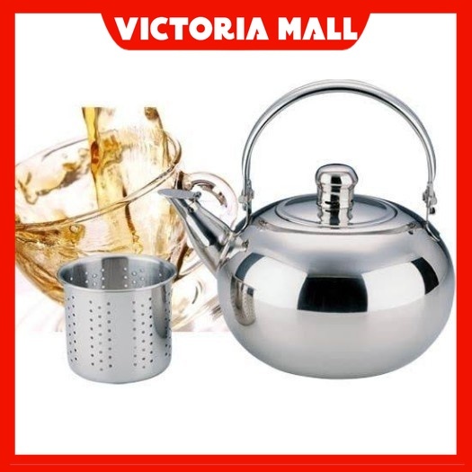 Teko Ceret Saringan Teh Kopi Stainless Steel Viral
