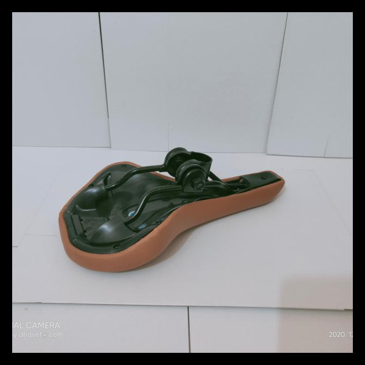 ORIGINAL Sadel Jok Sepeda Slim Roadbike Fixi Klasik Coklat - drakbrown