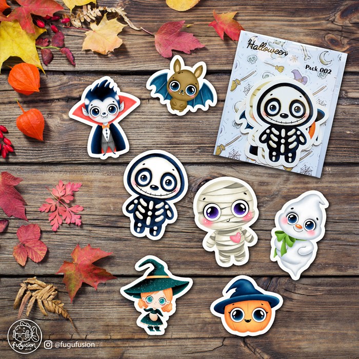 

Sticker / Stiker Deco Aesthetic Pack Halloween 002 Utk Laptop, Buku, Diary, Journal, dll