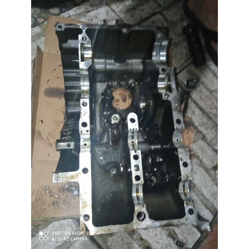 crankcase bawah ninja 250 fi karbu z250 original ori rengkes krengkes kalter karter blok mesin