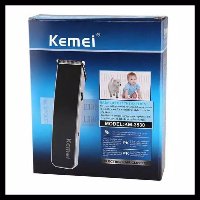 Kemei Alat Cukur Rambut Rechargeable Hair Clipper KM-3530