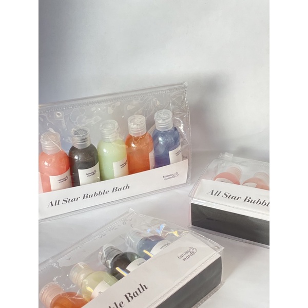 All Star Bubble Bath by @temanmandi.id | Paket Lengkap Sabun Mandi Busa