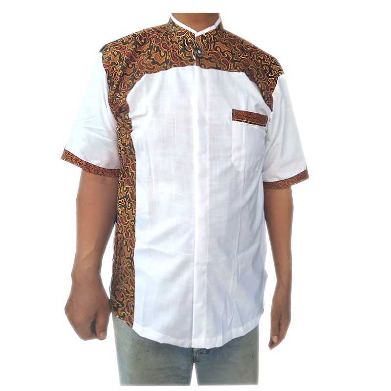 Baju Koko Batik Luqman Motif 10 - Baju Muslim Pria