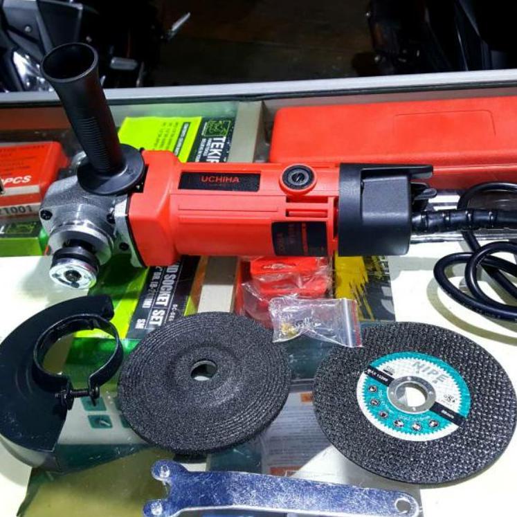Paling Disukai.. MESIN GERINDA TANGAN 4 inch UCHIHA 9500 MESIN GURINDA LISTRIK GRINDA LOW WATT RUMAH