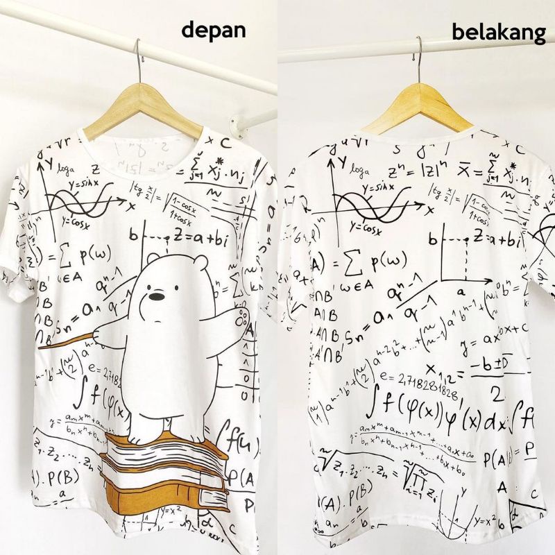 Kaos Tumblr Tee Bear Rumus (Lengan Pendek)