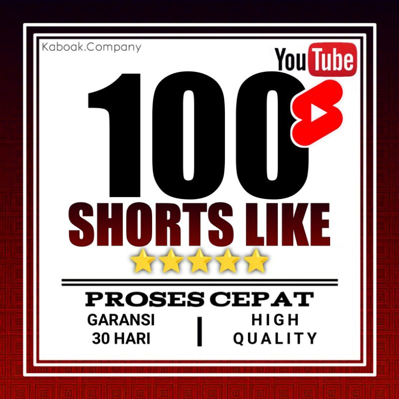 Short Like Youtube GARANSI