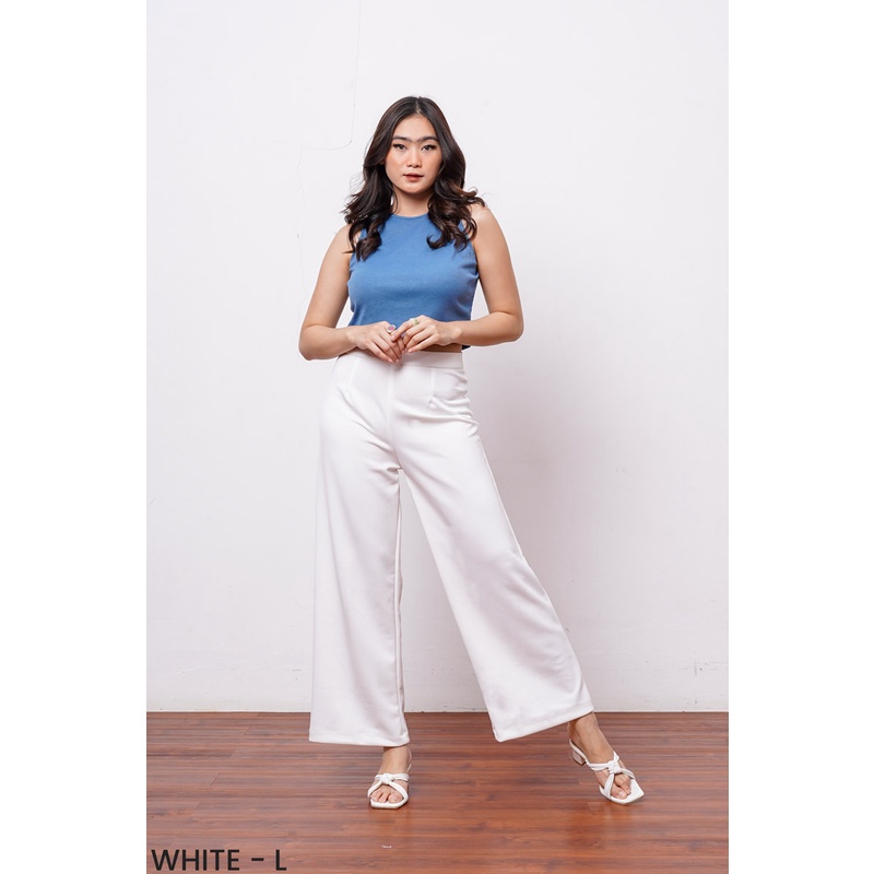 [Allsize/L/XL] PREMIUM HighWaist HW Culottes Pants Celana Kulot Panjang Wanita pants