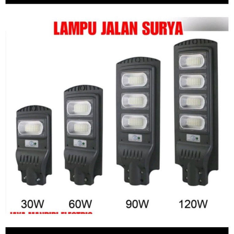 Jual Lampu Jalan Led Solar Sel Panel Surya Matahari W W W Pju Panel Surya Matahari