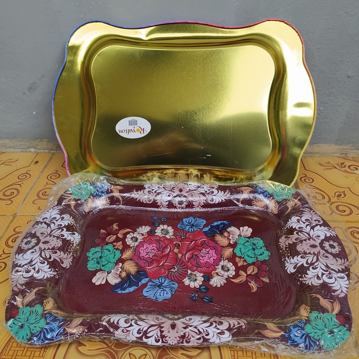 Nampan Motif, Nampan Baki Motip, Nampan 38Cm