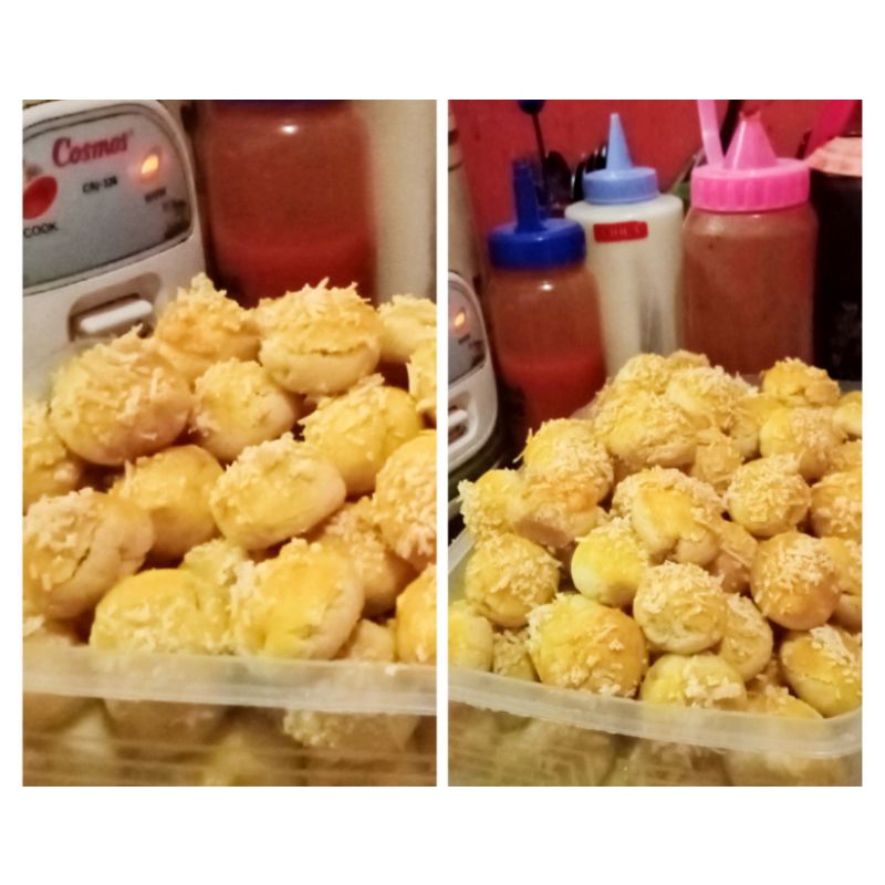 

kuker tepak homimade lezat renyah hidangan meja tamu/bekal bepergian praktis