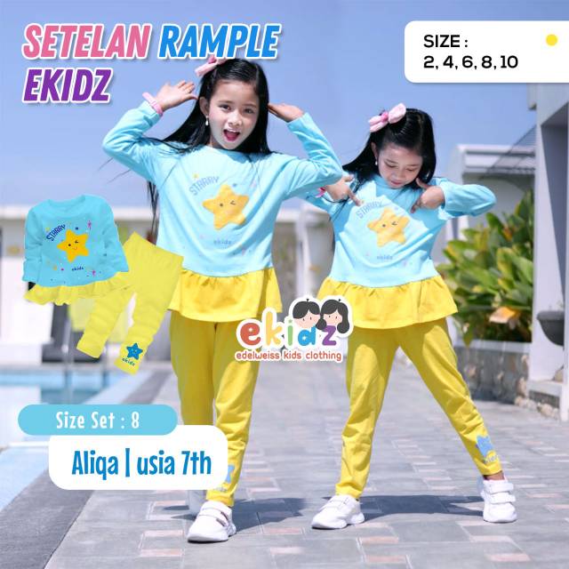 Ekidz Setelan Rample/Piyama Anak Perempuan