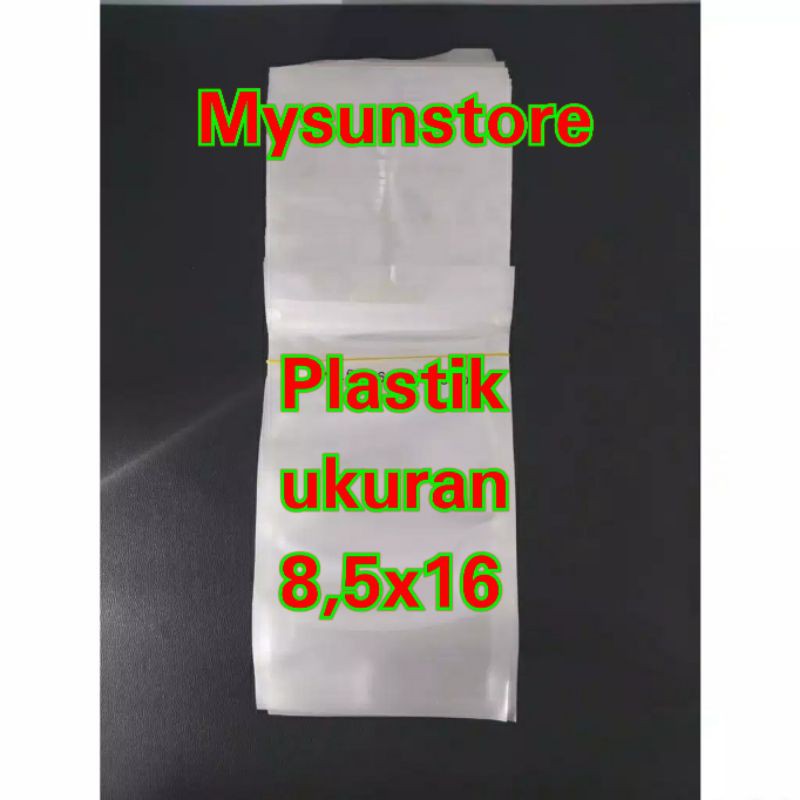 Packing Plastik 8,5x16 clip Ziplock Zipper Zip Lock 8.5 x 16 cm Mysunstore