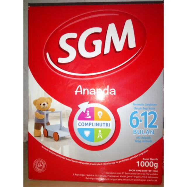 SGM ANANDA 6-12 BULAN