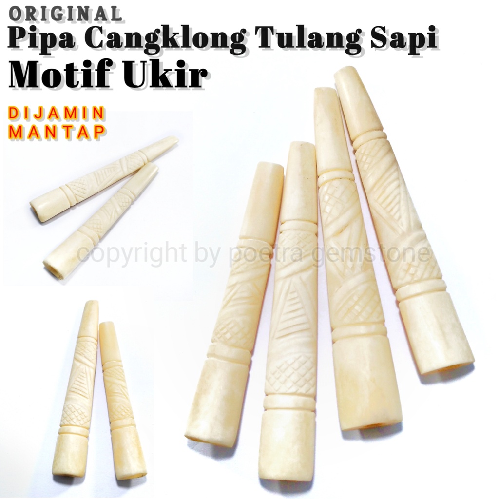 Pipa once cangklong padudan Tulang Sapi motif premium cutting