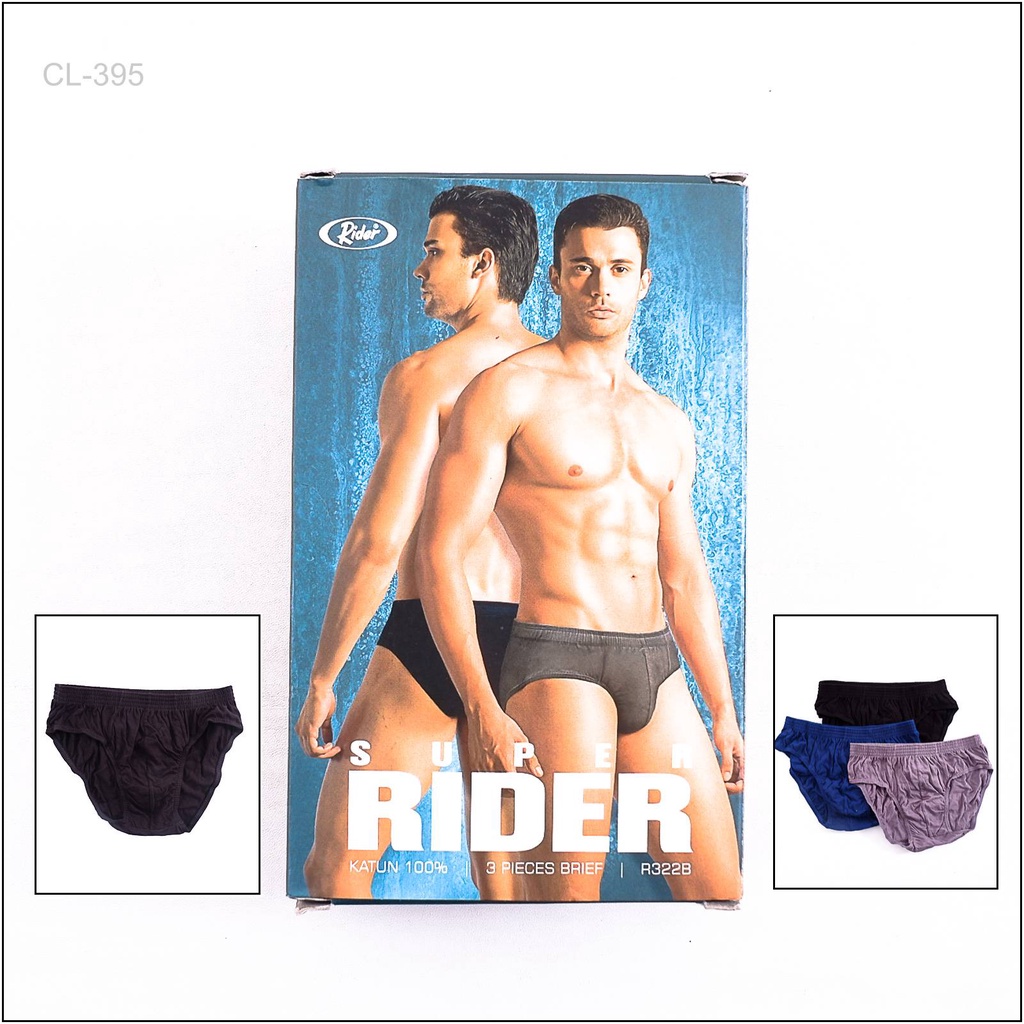 Celana Dalam Cowok Brief Rider Isi 3