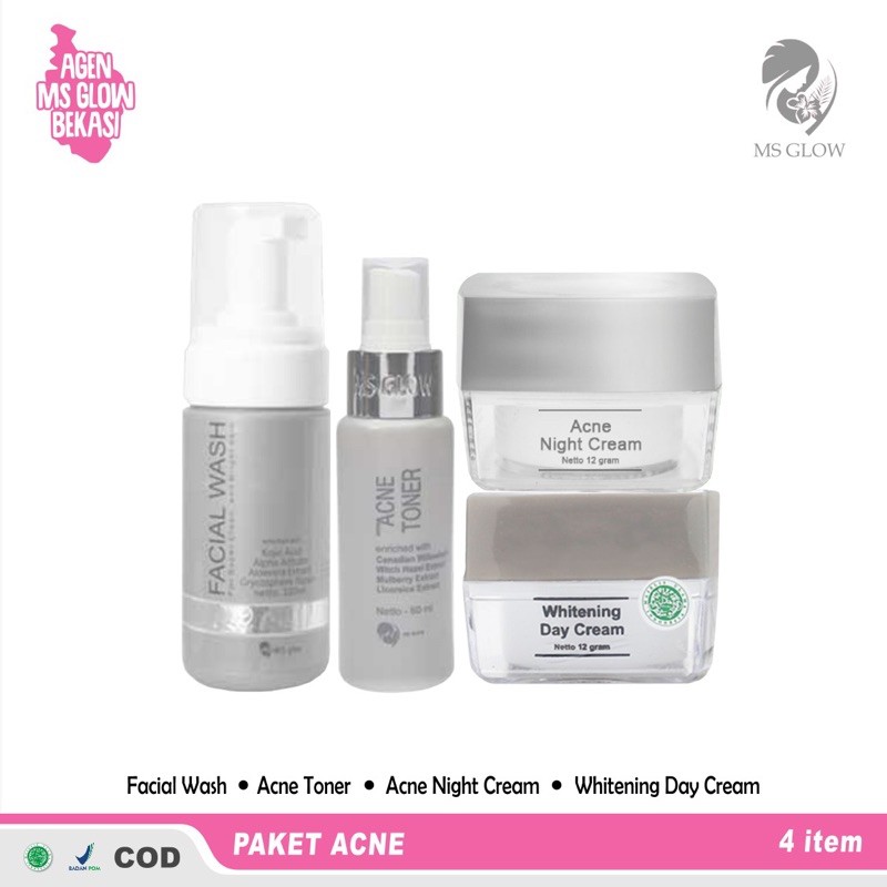 PAKET ACNE SERIES MS GLOW