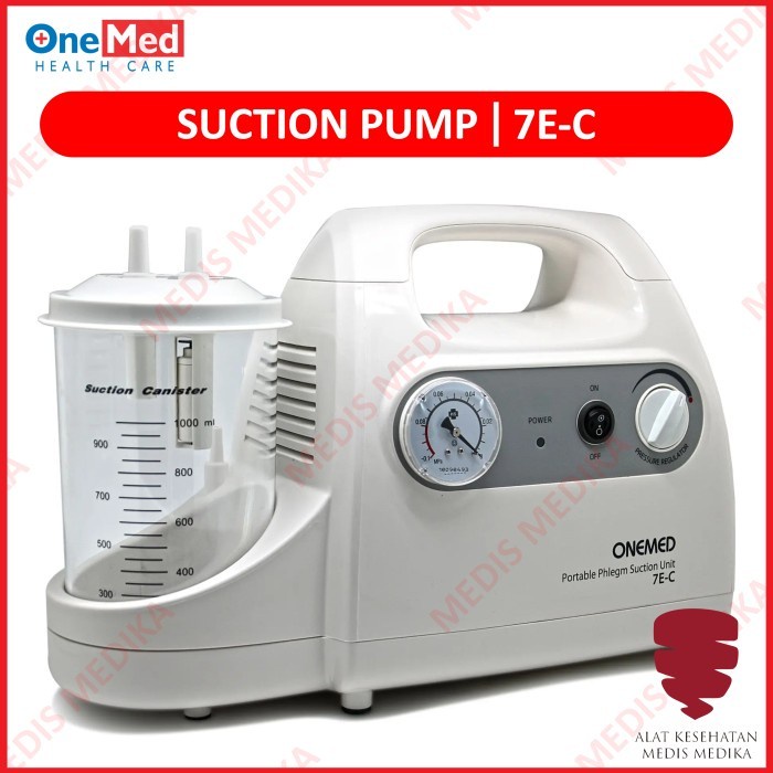 Suction Pump 7E-C Onemed Phlegm Alat Bantu Pernapasan Napas Nafas Pernafasan Sedot Dahak 7E C Portable