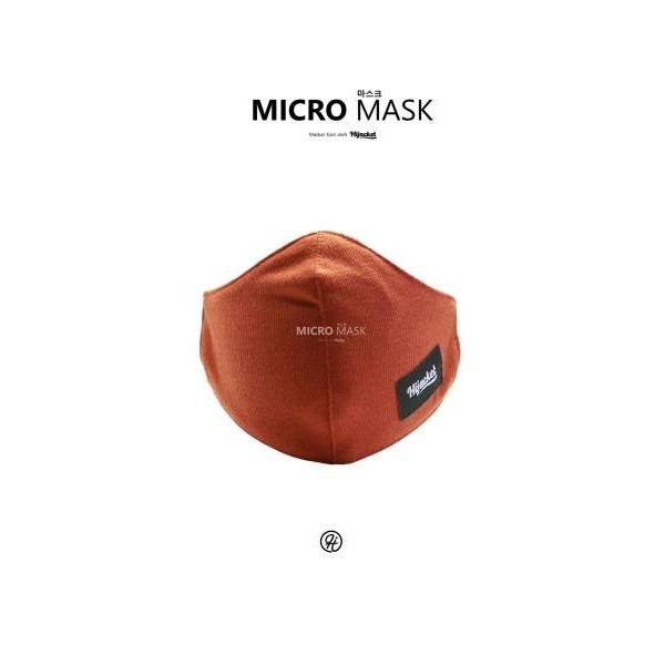 ⭐BEBAS ONGKIR⭐ MICRO MASKER BY HIJACKET MASKER UNISEX BAHAN KAIN MASKER COWO CEWE MURAH & KEREN-TERACOTTA