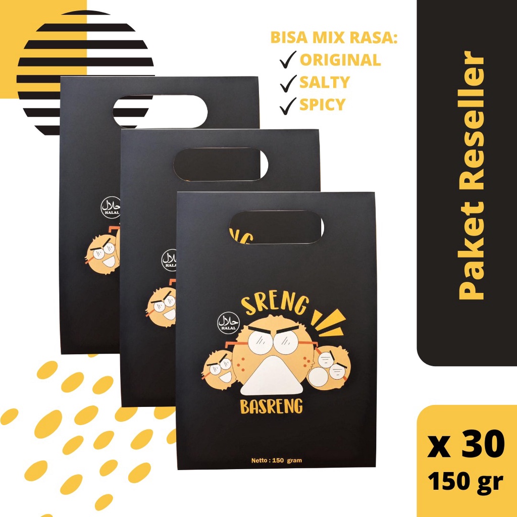 

PAKET RESELLER Sreng! Basreng 150 gram Surabaya
