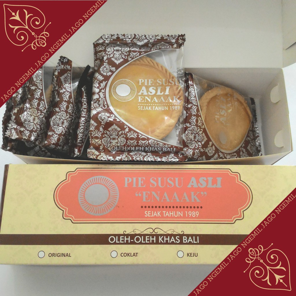 Pie Susu Asli Enaaak 10pcs/box - pie susu pie enak Bali