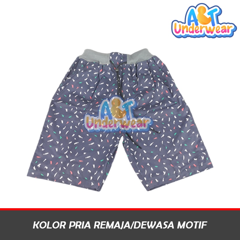 AT370-Celana Pendek Pria Motif/Kolor Pria Remaja Dewasa