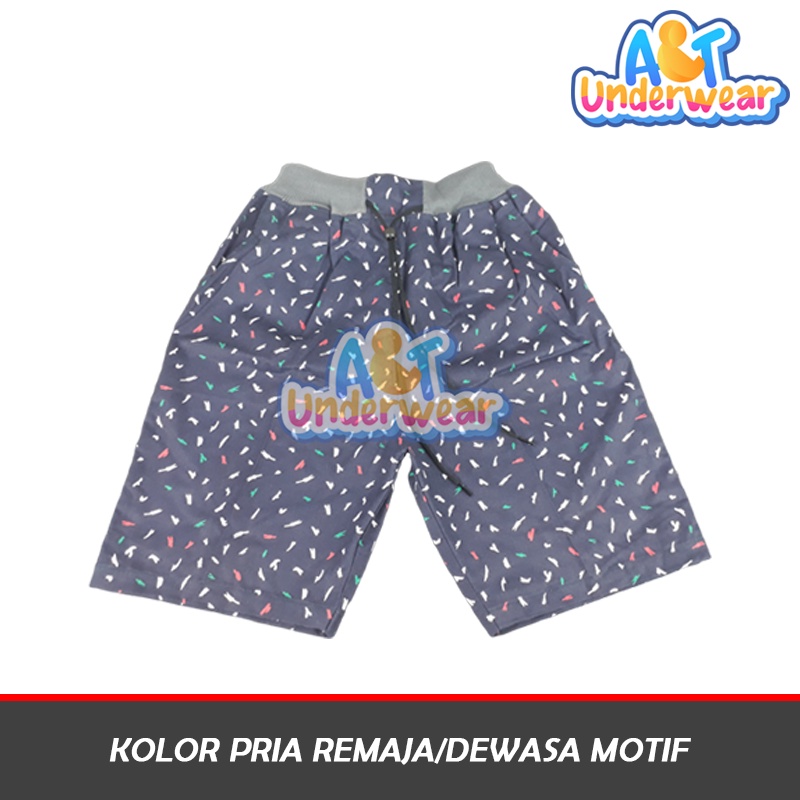 AT370-Celana Pendek Pria Motif/Kolor Pria Remaja Dewasa