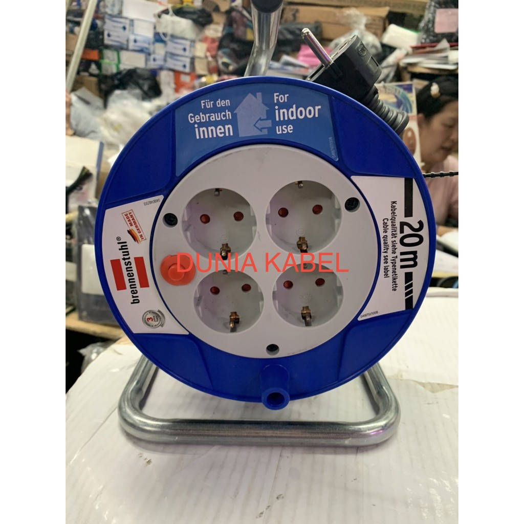Kabel roll 20 meter Cable roll 20m BNS Brennenstuhl kaki besi / standi