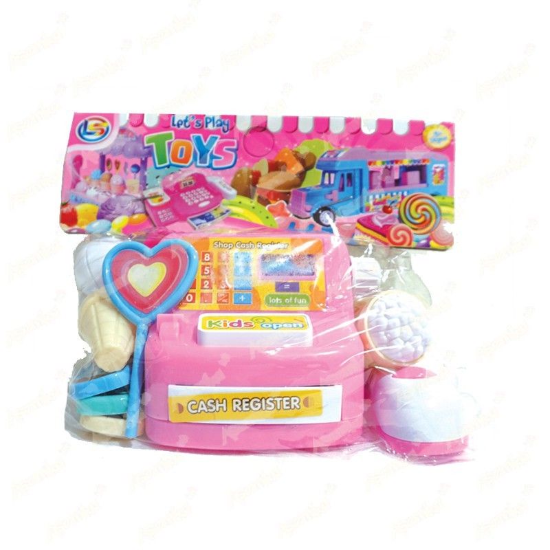 MAINAN ANAK MESIN KASIR KASIRAN MINI / MAINAN MESIN KASIR FREE ES CREAM DAN PERMEN