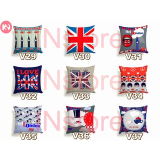  Bantal  Kursi  Sofa Vintage Ukuran  40x40 cm England 