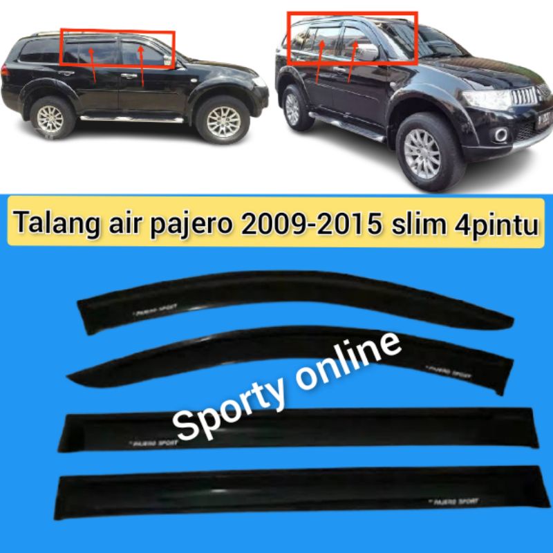 Talang air pajero slim 4pintu