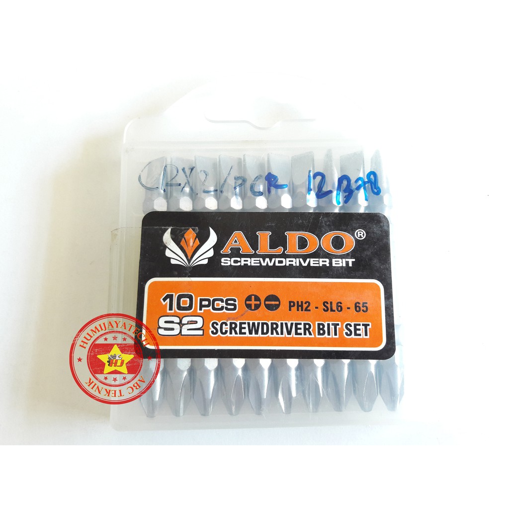 Mata Bor Obeng Plus Minus Aldo / Power Bit plus Minus Aldo / Mata Bor Obeng Plus Minus