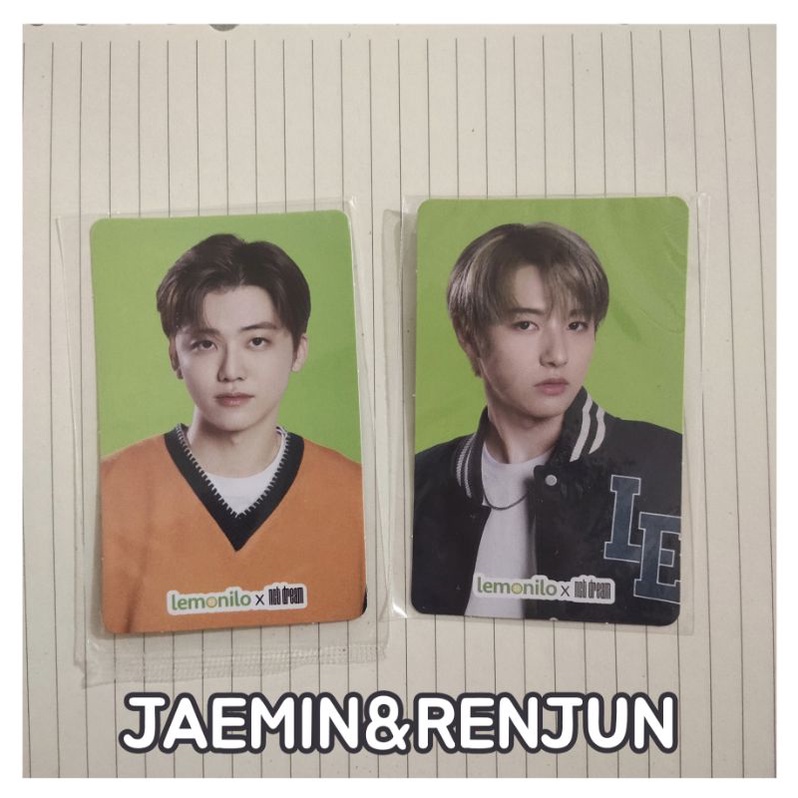 PC JAEMIN RENJUN LEMONILO NCT DREAM