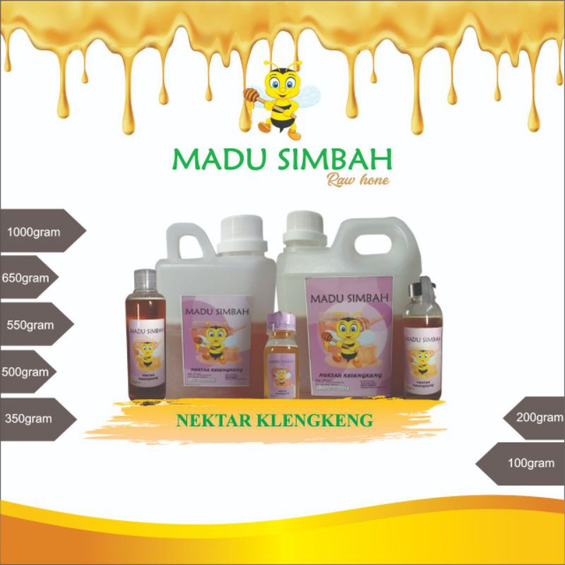 

MADU RAW HONEY 100%MURNI NEKTAR KELENGKENG