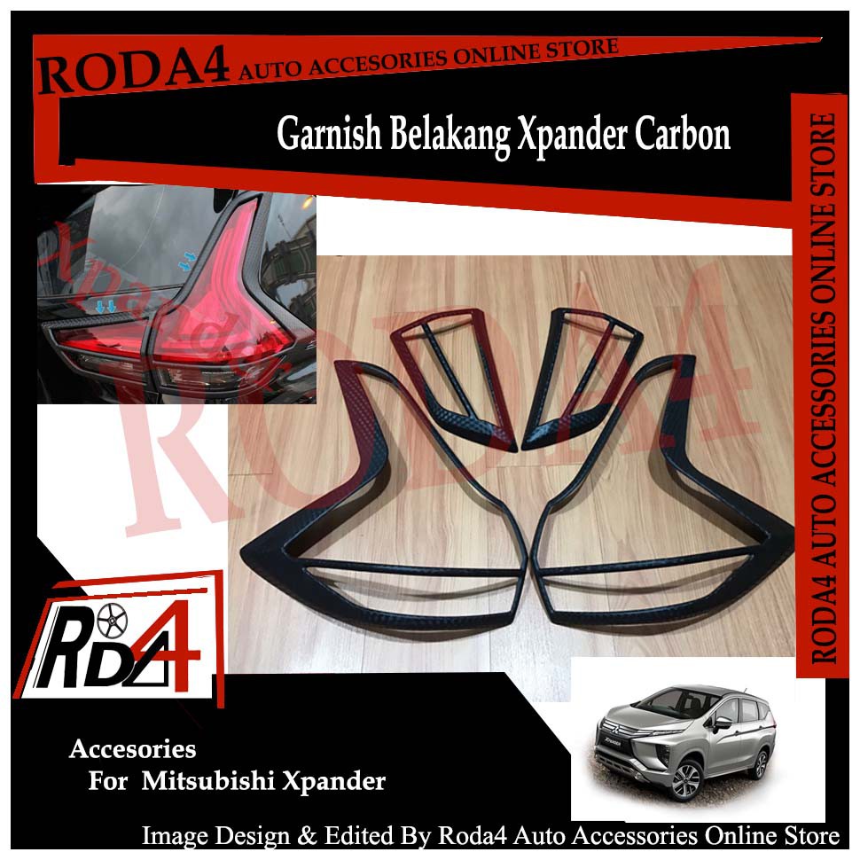 List Lampu Belakang Xpander - Garnish Belakang Xpander Carbon JSL