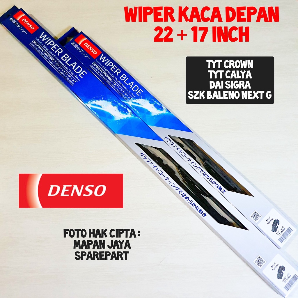 DENSO WIPER KACA DEPAN CALYA / SIGRA / CROWN / BALENO NEXT G
