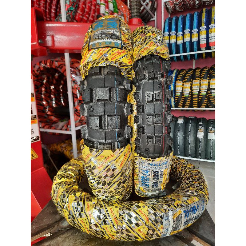 BAN TRAIL SWALLOW MATIC SET 70/100-14 & 100/90-14