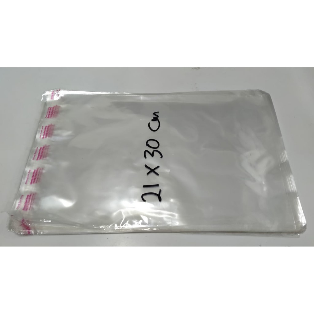 PLASTIK UNDANGAN / OPP SEAL 21X30 CM