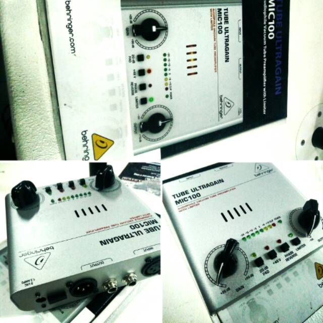 Preamp tabung behringer mic100