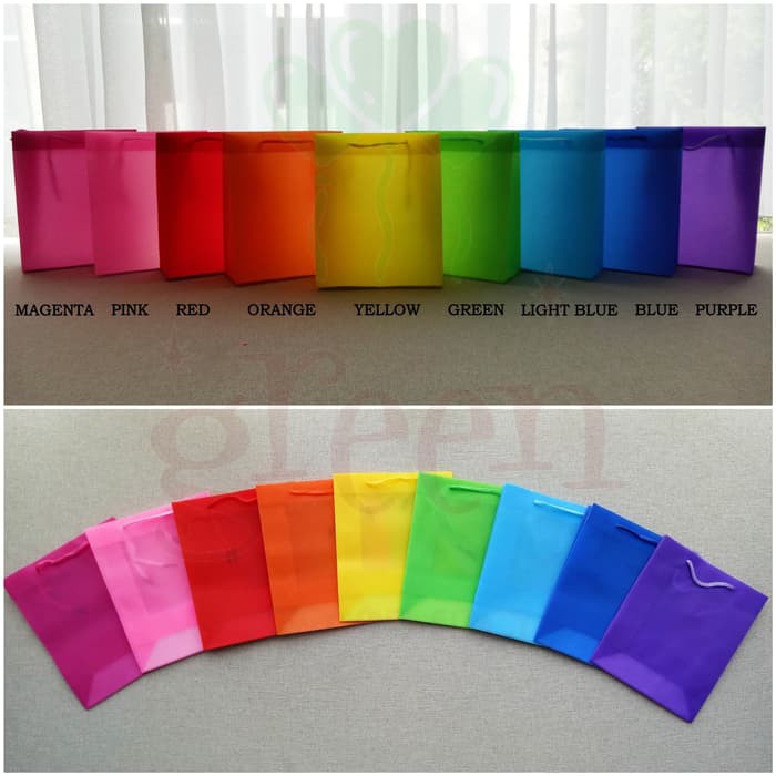 

AA152 SHOPPING BAG 31x39 CM PAPERBAG WATERPROOF SOUVENIR BAG TIPE D