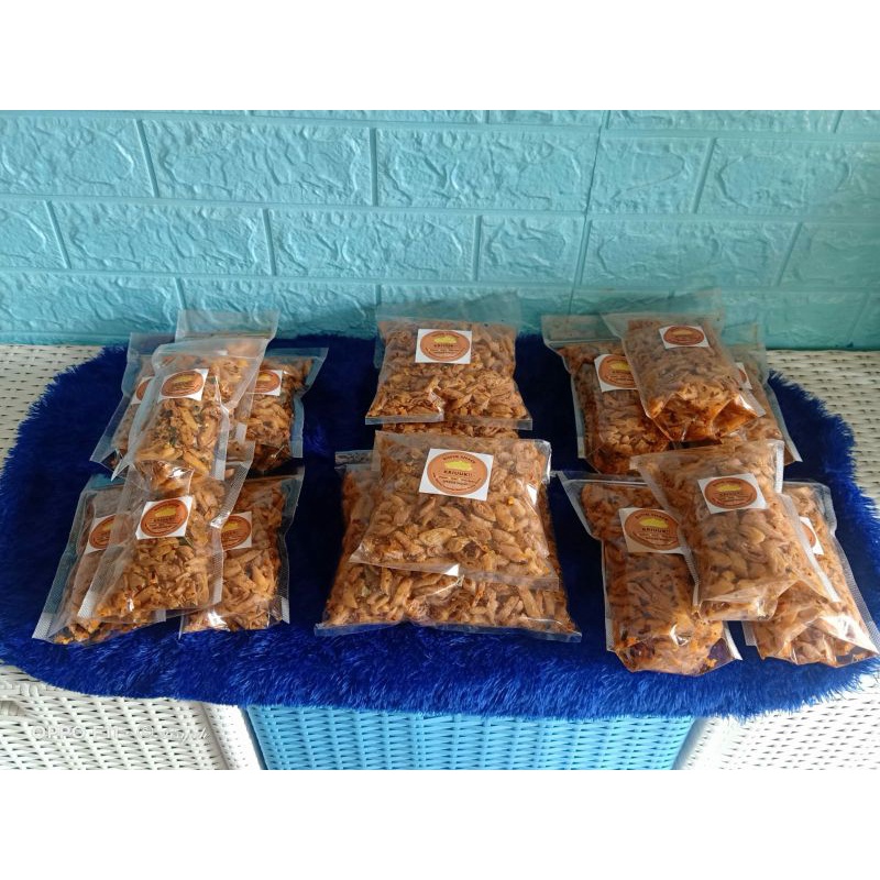 

BASRENGPEDASDAUNJERUK/MAKARONIPEDASDAUN JERUK/LUMPIAKERING PEDASDAUNJERUK/KERUPUKUDANG/LEVELPEDAS/RASAOROGINAL/HOMEMADE/CEMILANPEDAS