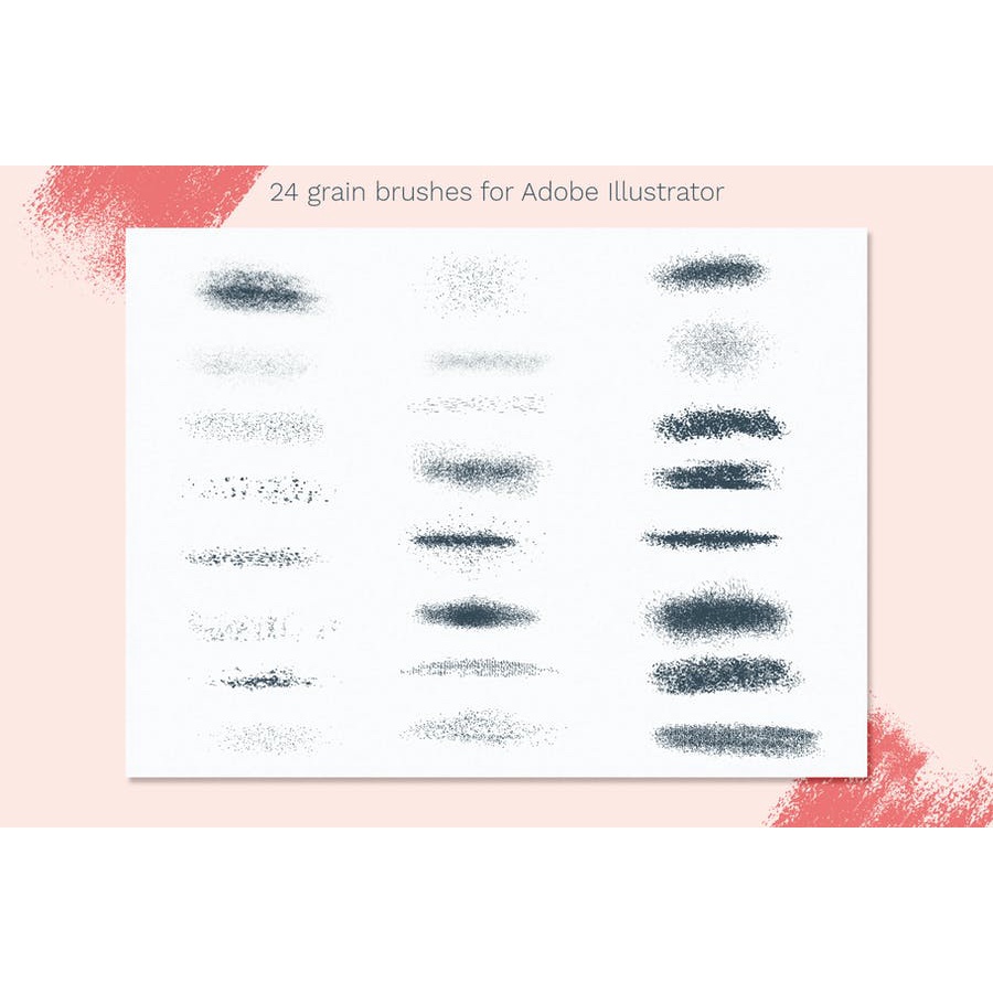 Vector Grain Brushes Illustrator