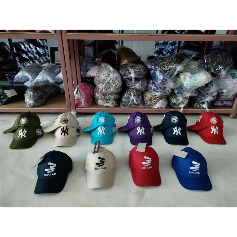 Topi 3 s e c o n d - Topi Baseball Bordir Three Second - Topi Bordir Topi Karakter - Topi Anak Topi