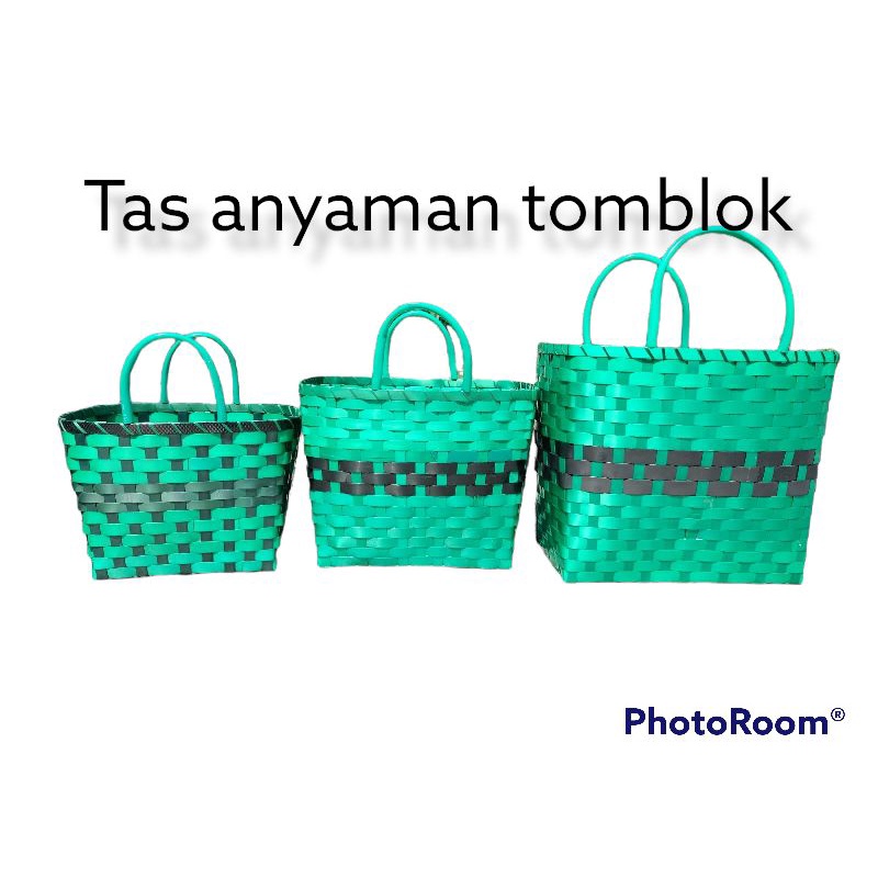 tas anyaman tomblok besar