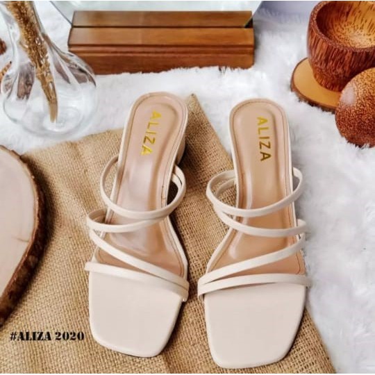 SANDAL CANTIK HEELS HAK TAHU TALI TL-05