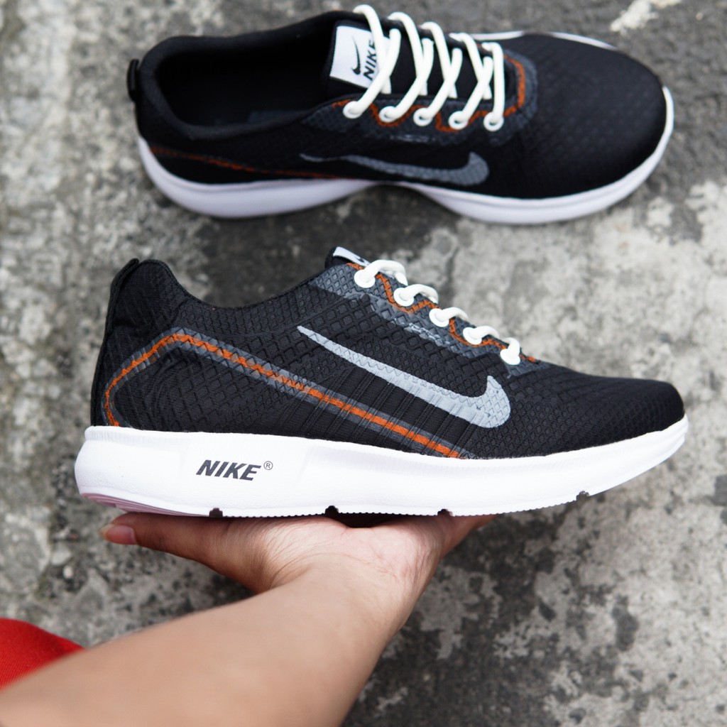 MS- Sepatu Sneakers Olahraga Pria Nike Ultra Hitam Premium Spatu Sport Cowok Jogging Running Outdoor