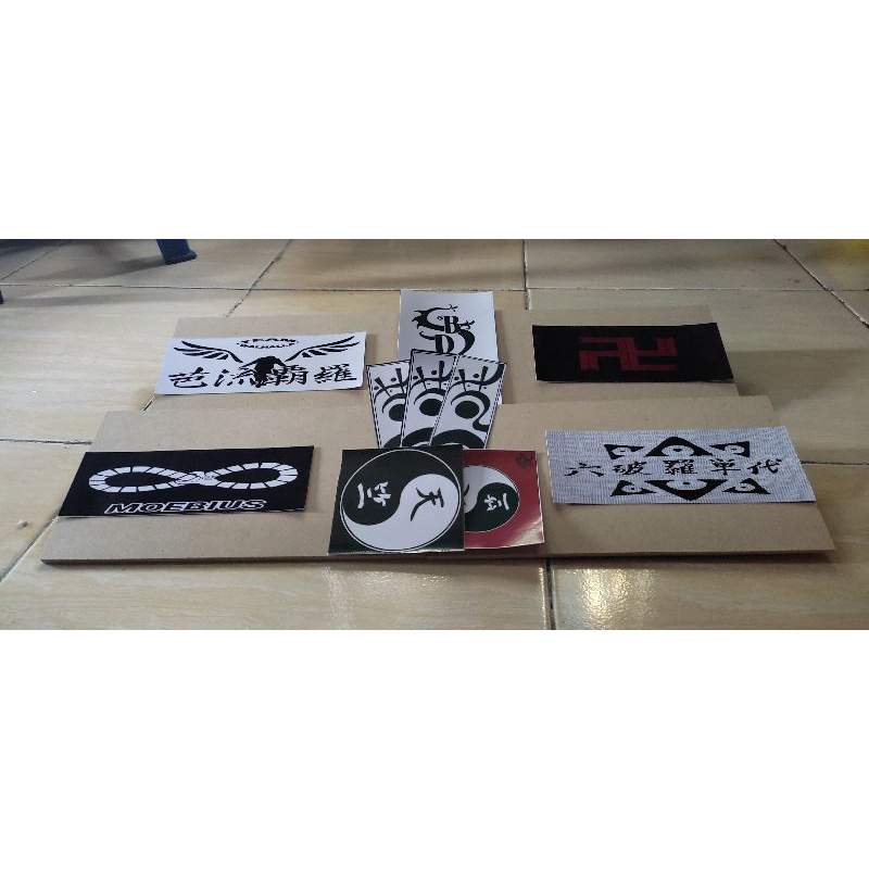 Stiker Logo geng Tokyo Revengers Toman VALHALLA Tenjiku Bonten Moebius