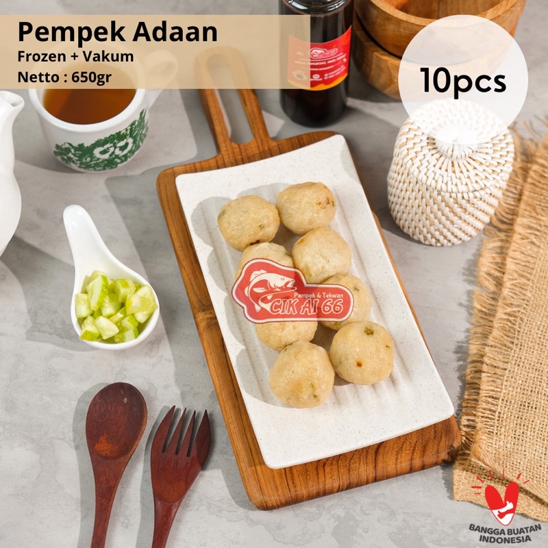 

Pempek Adaan 10pcs Tanpa Pengawet & Tanpa MSG