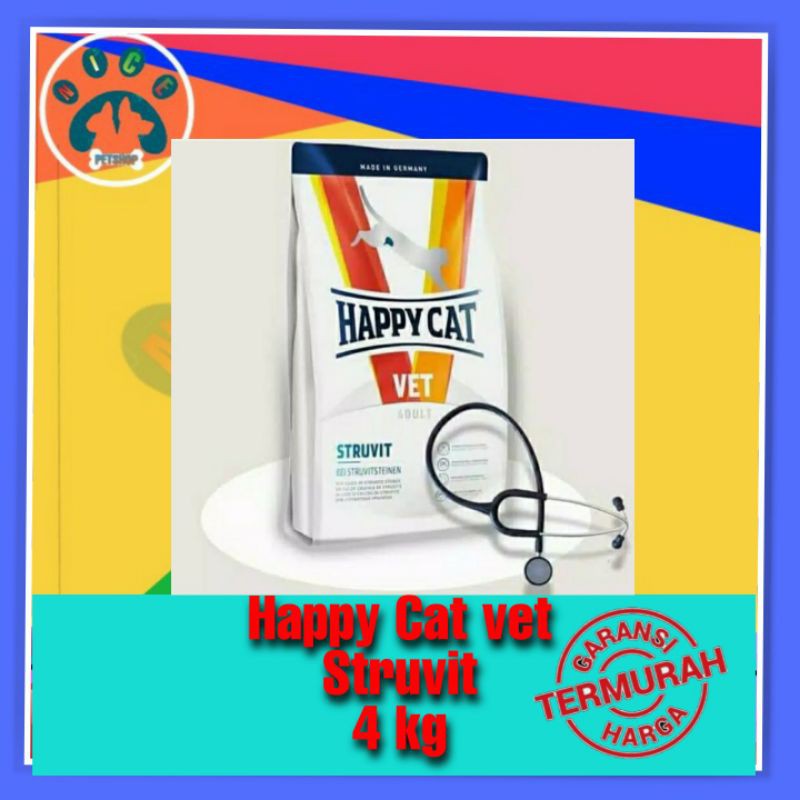 Happy Cat Urinary S/o 4 KG / Happy Cat Vet STRUVIT 4KG