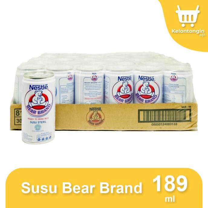 

[COD] NESTLE Susu beruang / bear brand /bearbrand/ 189ml isi 30 pcs [COD]
