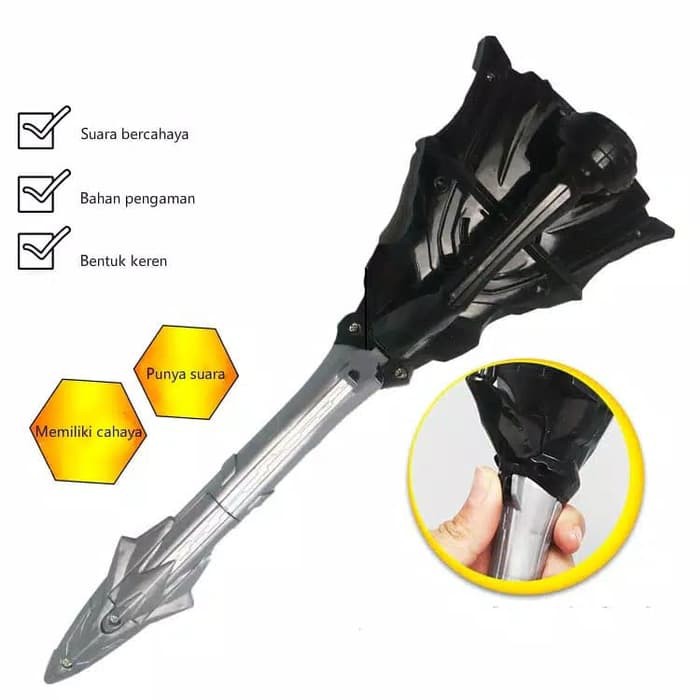 Super Hot Tombak Ultraman - Mainan Senjata Ultraman Tombak / Ultraman Sword Terbatas